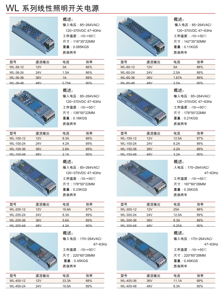 WL 系列線性照明開(kāi)關(guān)電源.png
